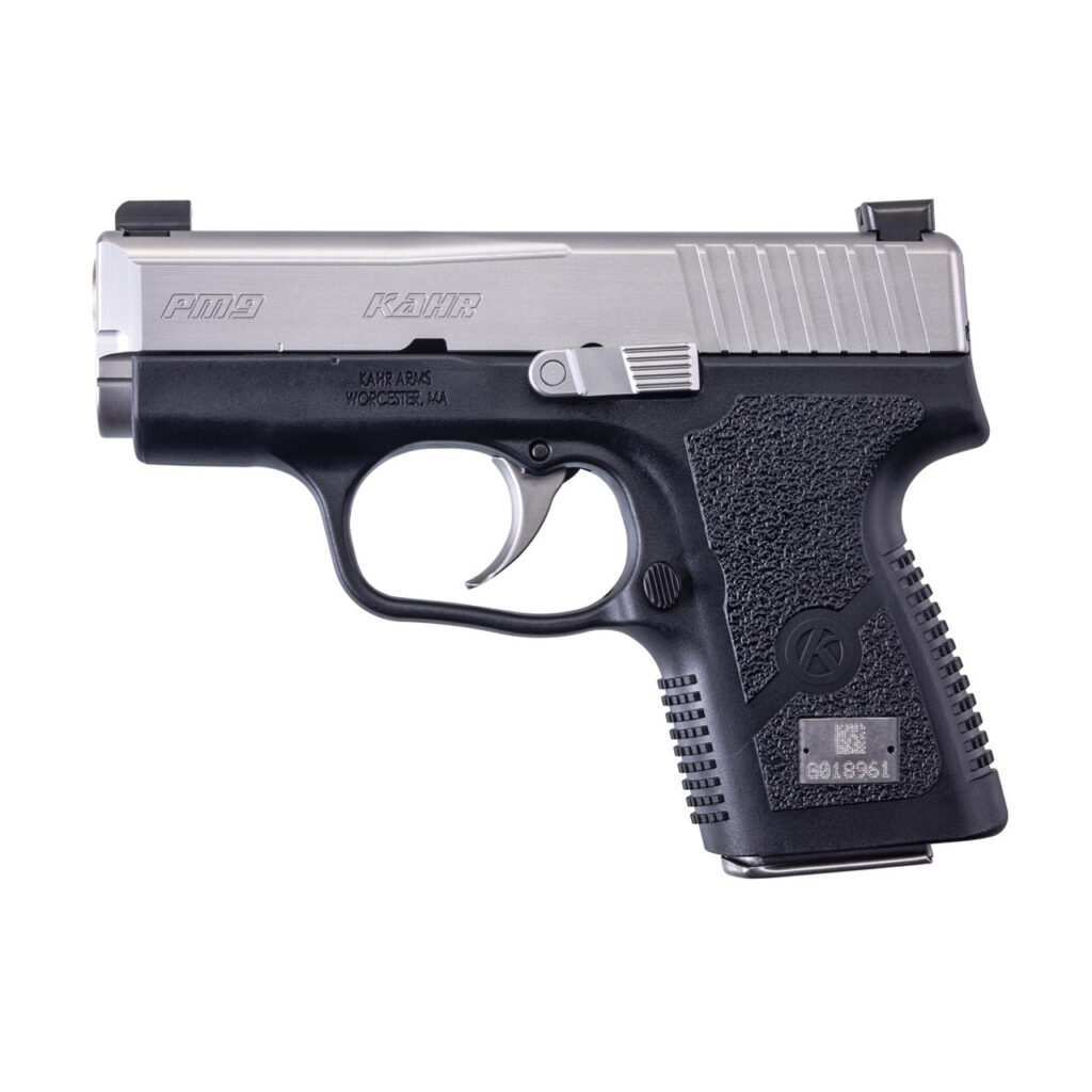 Kahr Firearms PM9, Matte Stainless Slide w/ Night Sights